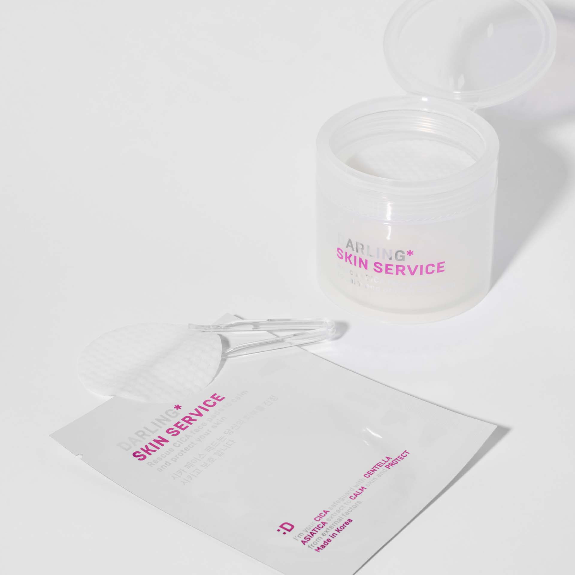 Skin Service product photo with model