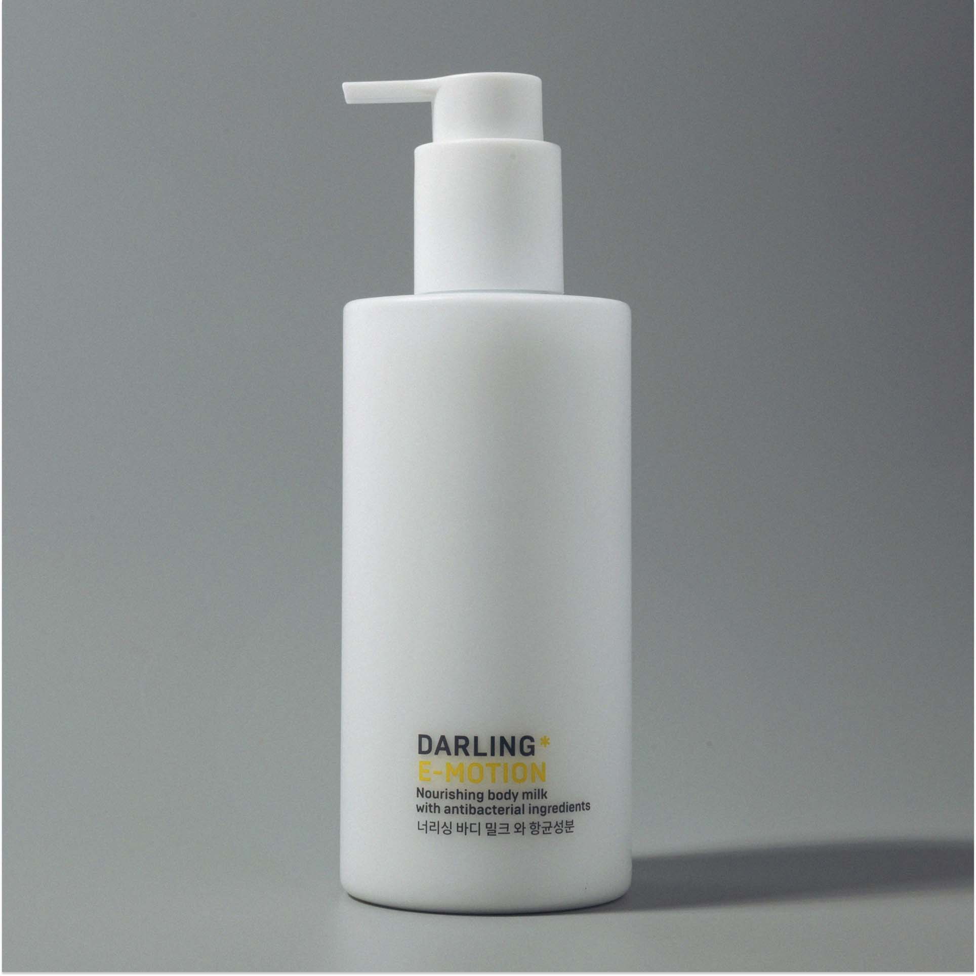 E-MOTION body milk product photo at an angle