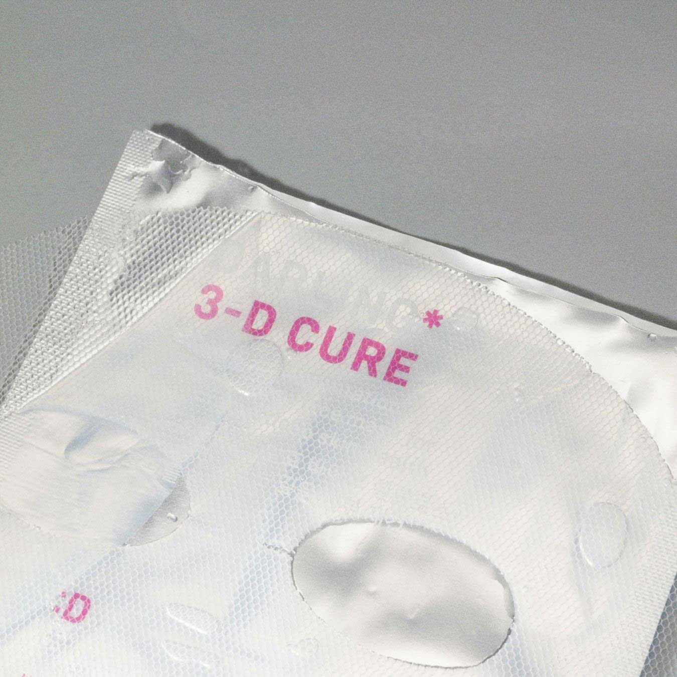 3-D Cure product photo with model