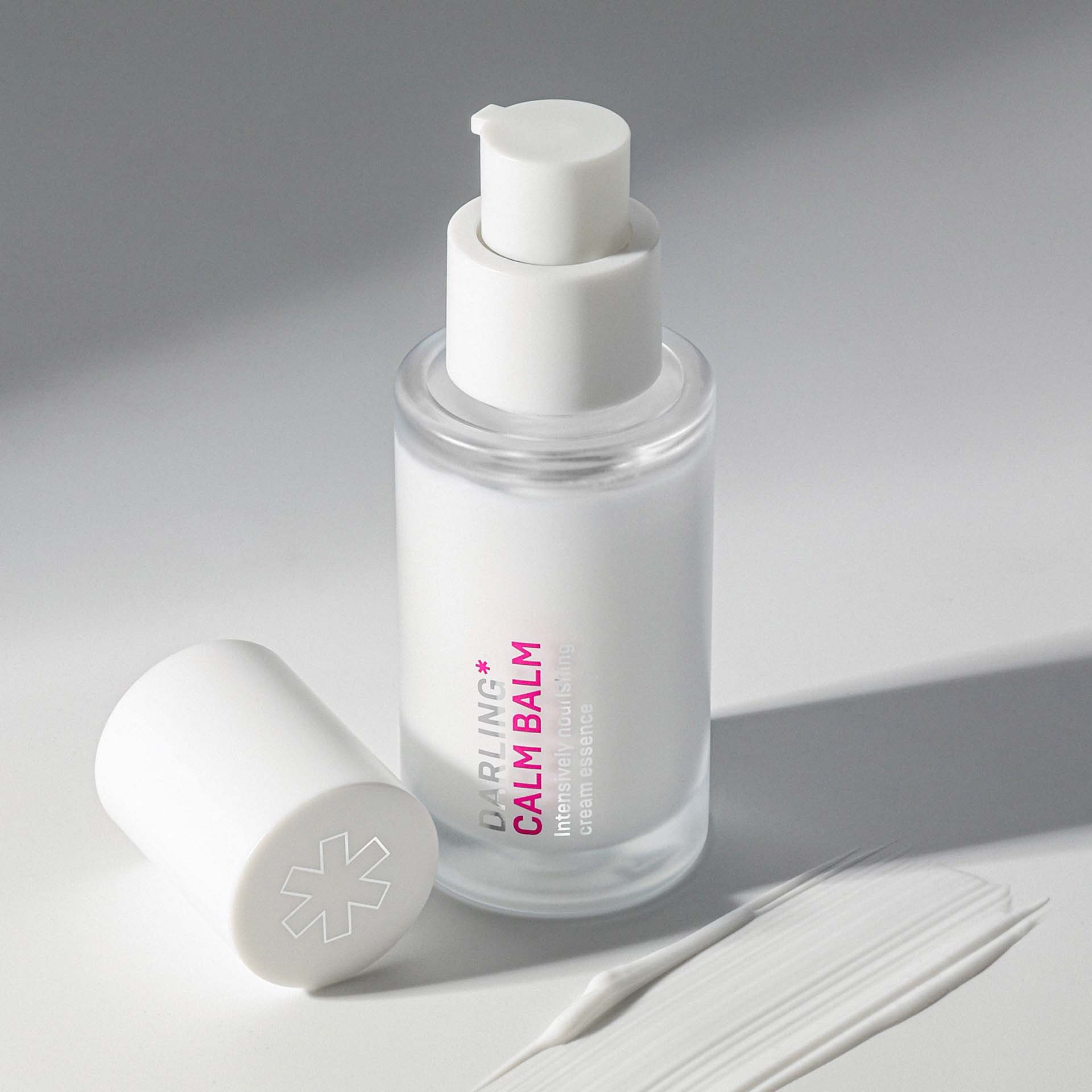 CALM BALM essence product photo with model
