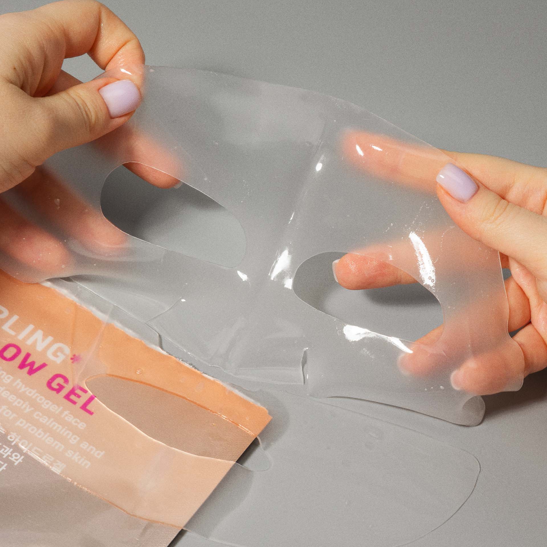 Mellow Gel product photo with model
