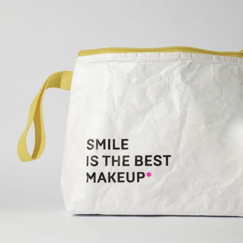 SMILE IS THE BEST MAKEUP product photo with model