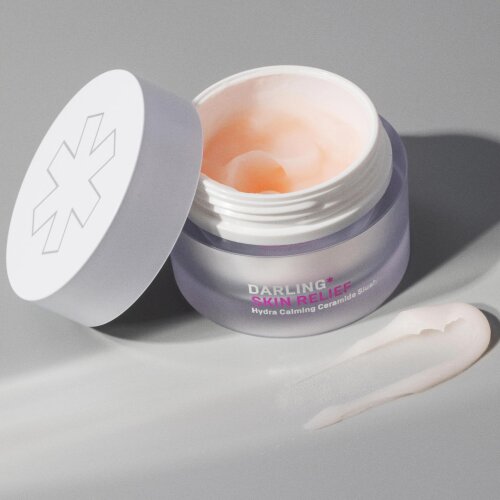 SKIN RELIEF product photo with model