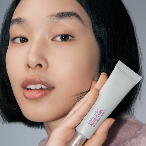 NUDE CARE product photo at an angle