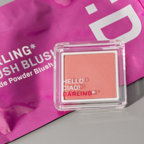 FLUSH BLUSH product photo with model