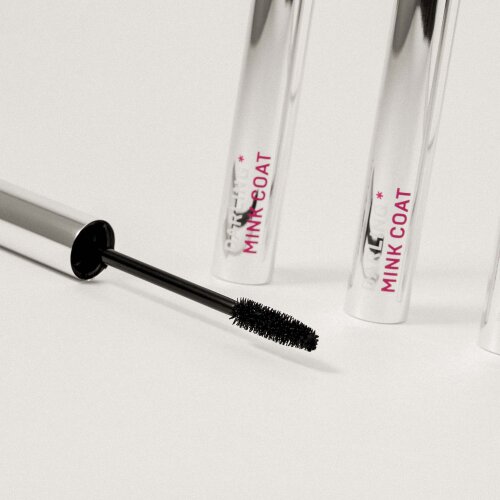 MINK COAT product photo with model