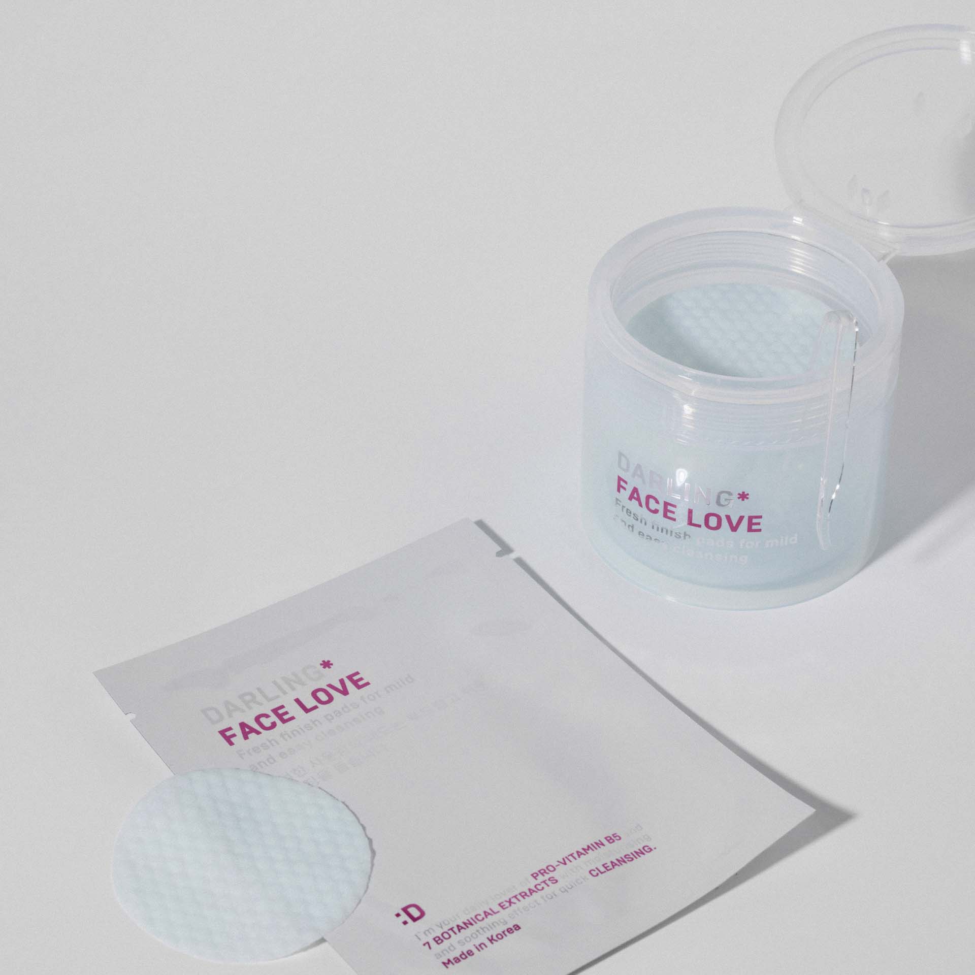 FACE LOVE product photo with model